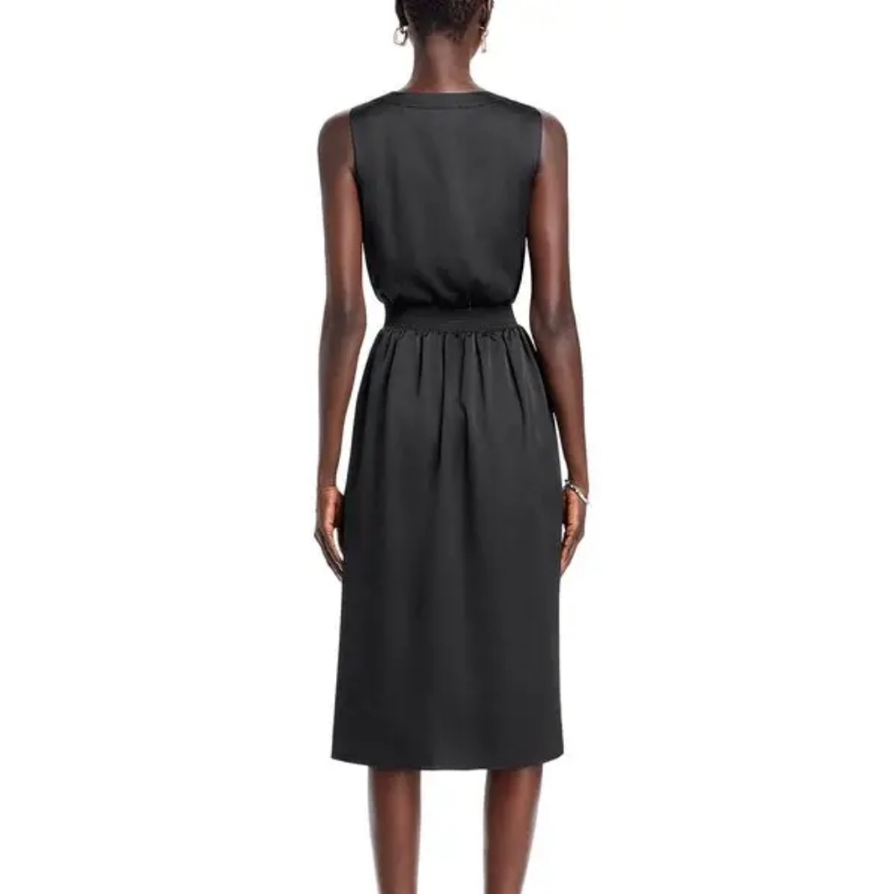 KARL LAGERFELD PARIS Ruffled Sleeveless Midi Dress - Picture 6 of 7